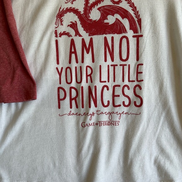 GAMES OF THRONES I’M NOT YOUR LITTLE PRINCESS WOMANS T SHIRT SZXXL - Picture 8 of 12